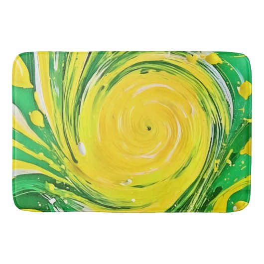 Lemon Tornado Design Badmat (Voorkant)