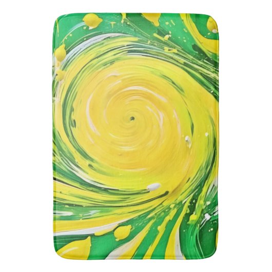 Lemon Tornado Design Badmat (Voorkant Verticaal)