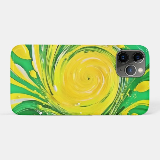 Lemon Tornado Design Case-Mate iPhone Case (Achterkant (horizontaal))
