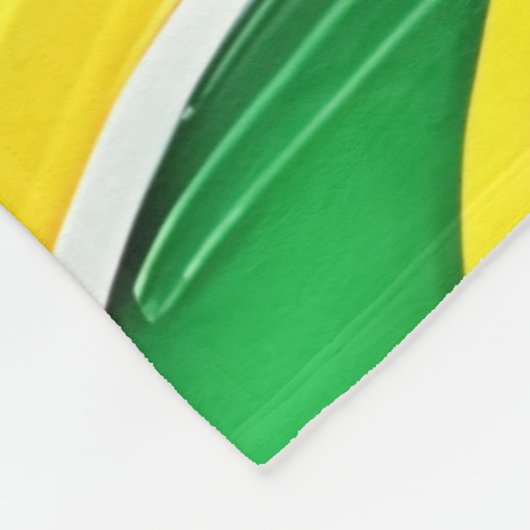 Lemon Tornado Design Fleece Deken (Hoek)