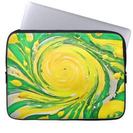 Lemon Tornado Design Laptop Sleeve