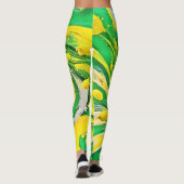 Lemon Tornado Design Leggings (Achterkant)