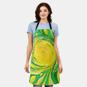 Lemon Tornado Design Schort (Gedragen)