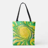 Lemon Tornado Design Tote Bag (Achterkant)