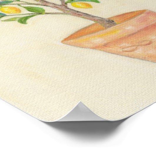 Lemon Tree-afdrukken Poster (Hoek)