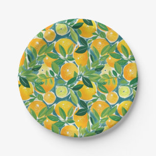 Lemon Tree Artisan Fresh Kleurrijk Plezier Papieren Bordje