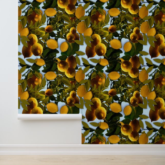 Lemon Tree Behang (Applicatie)