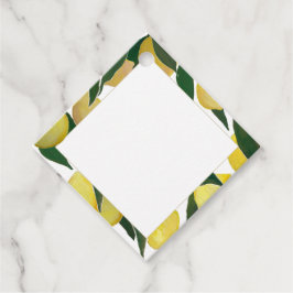 Lemon Tree Border Favor Label