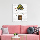Lemon Tree Canvas Afdruk (Insitu (Woonkamer))