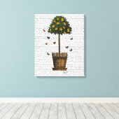 Lemon Tree Canvas Afdruk (Insitu (Houten vloer))