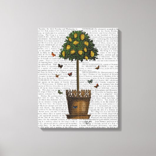 Lemon Tree Canvas Afdruk (Voorkant)