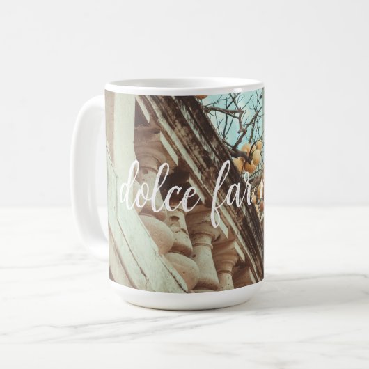 Lemon Tree en oude gebouwen Koffiemok (Voorkant links)