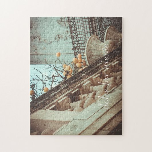 Lemon Tree en oude gebouwen Legpuzzel (Verticaal)