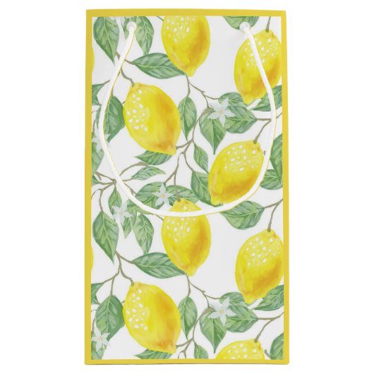 Lemon Tree Gift Bag Klein Cadeauzakje