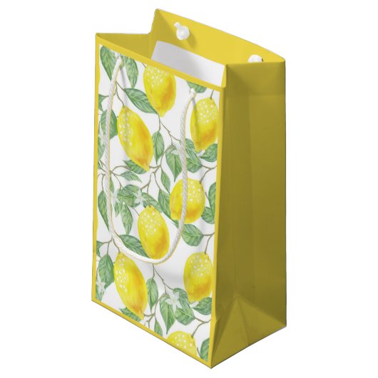 Lemon Tree Gift Bag Klein Cadeauzakje