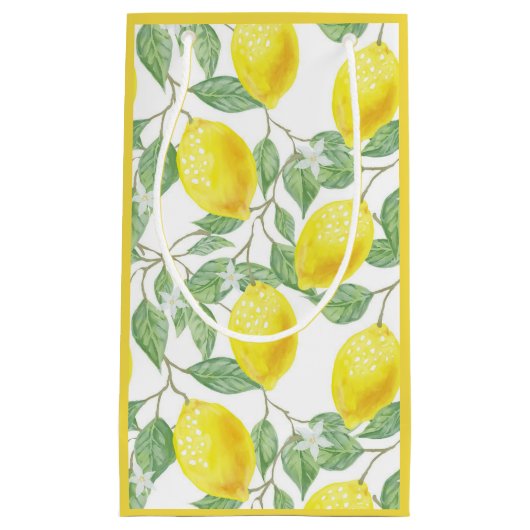 Lemon Tree Gift Bag Klein Cadeauzakje (Voorkant)