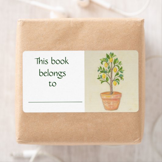 Lemon Tree-label Etiket (Insitu)