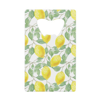 Lemon Tree Patroon Creditkaart Flessenopener