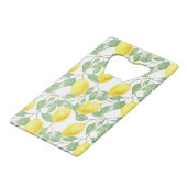Lemon Tree Patroon Creditkaart Flessenopener (Achterkant Gekanteld)