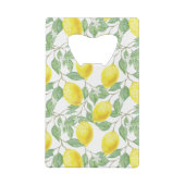 Lemon Tree Patroon Creditkaart Flessenopener (Achterkant)
