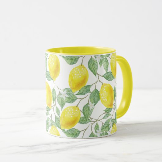 Lemon Tree Patroon Mok (Voorkant rechts)