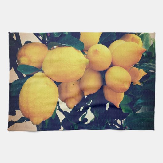  Lemon Tree Patterned Kitchen Towel Theedoek (Horizontaal)