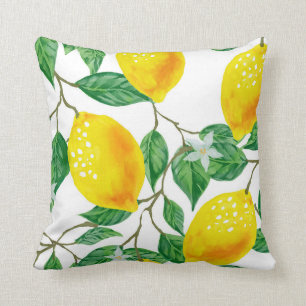 LEMON TREE PILLOW, Geel en groen Kussen