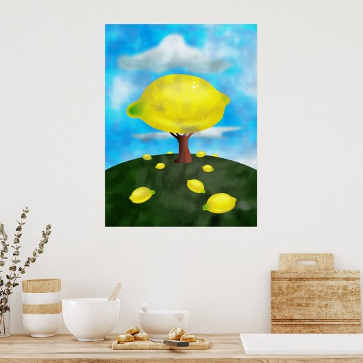 Lemon Tree Poster (Keuken)