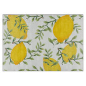 Lemon Tree Print Glass Cutting Board Snijplank (Voorkant)