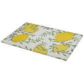 Lemon Tree Print Glass Cutting Board Snijplank (Hoek)