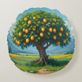 Lemon Tree Rond Kussen