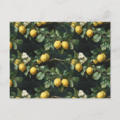 Lemon Tree Seamless Pattern Briefkaart (Voorkant)