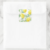 Lemon Tree Vierkante Sticker (Tas)