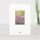 Lemon Tree-vrede op aarde Feestdagen Kaart (Achterkant)