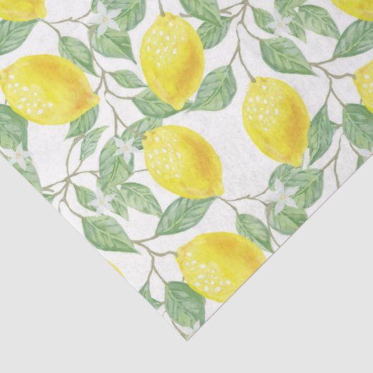 Lemon Tree-weefselpapier Tissuepapier (Detail)