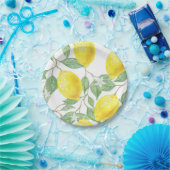 Lemon Tree Yellow en Green Country Papieren Bordje (Feest)