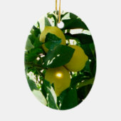 Lemon Tree Yellow Green Ornament (Achterkant)