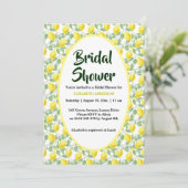 Lemon Tree Yellow Green Vrijgezellenfeest Kaart (Staand voorkant)