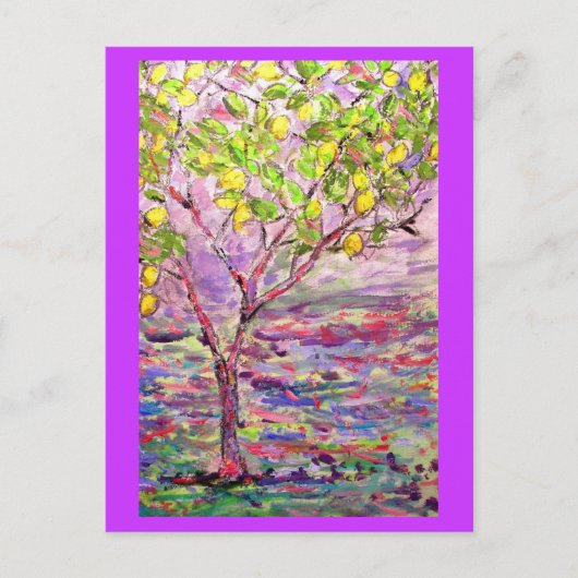 Lemon Tree Zen Briefkaart (Voorkant)