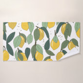 Lemon Tropical: Helder Naadloos Badhanddoek (Badhanddoek)