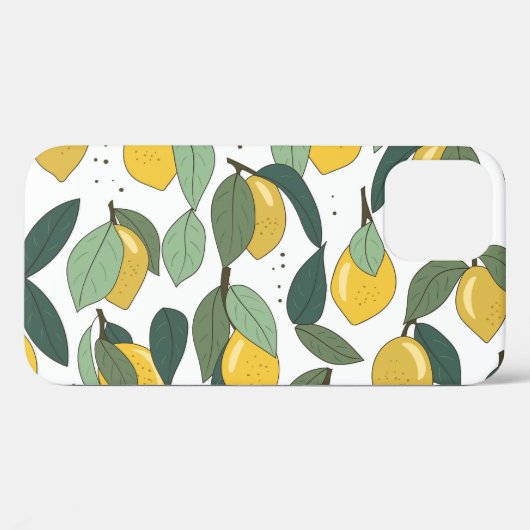 Lemon Tropical: Helder  Naadloos Case-Mate iPhone Case (Achterkant (horizontaal))