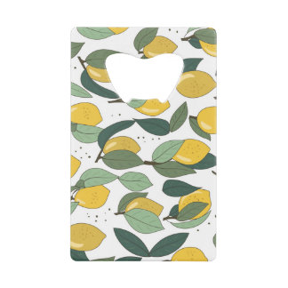 Lemon Tropical: Helder Naadloos Creditkaart Flessenopener