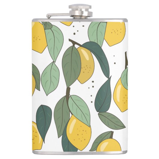 Lemon Tropical: Helder Naadloos Heupfles (Voorkant)