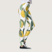 Lemon Tropical: Helder Naadloos Leggings (Rechts)