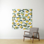 Lemon Tropical: Helder Naadloos Wandkleed (In Situ (horizontaal))