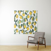 Lemon Tropical: Helder Naadloos Wandkleed (In situ)