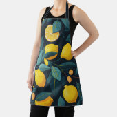 Lemon tuinpatroon. Gele tropische citrusvruchten Schort (Insitu)