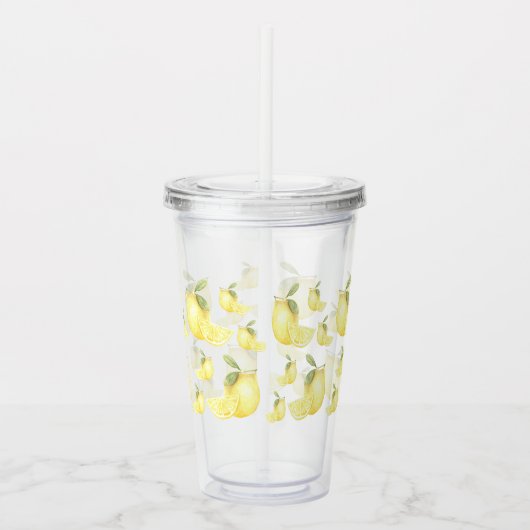 Lemon Tumbler Acryl Drinkbeker (Rechts)