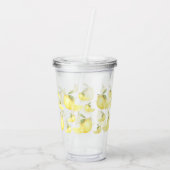 Lemon Tumbler Acryl Drinkbeker (Achterkant)