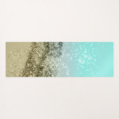 Lemon Twist Beach Glitter #3 Yogamat (Achterkant (horizontaal))